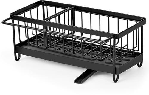 Zoutpy Soporte para trapos de acero inoxidable Organizador para fregadero Caddy para el baño
