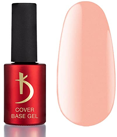 k Professional Base Coat - Base Gel Cover -01- French Nude Camouflage -7ml- Unterlack - UV Nagellack - Gel Nägel Nackt Tarnfarbe - Nagellack UV LED