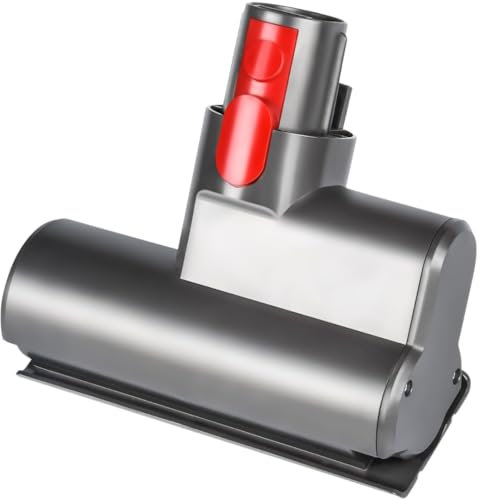 UTIZ Mini Turbo Mites Brush Head for Dyson V7, V8, V10, V11, V15 Cordless Vacuums, Removes Dust, Hair, Mites, Dirt