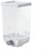 CWOQOCW Distributeur mural innovant, transparent et facile à réapprovisionner le café, les noix, le sucre (1 l, blanc)