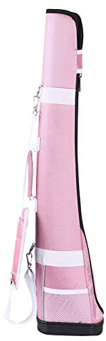 NDNCZDHC Golfschlägertasche, 80 x 16 x 11,9 cm, Golf-Reisetasche, kleine Golf-Tragetasche für 3 Golfschläger, kleine Golftasche, Nylon-Trage-Golftaschen für Männer, Frauen (Rötung)