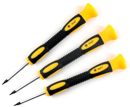 Cacciavite Torx T6 T8 T10 Kit di riparazione cacciaviti di sicurezza compatibile con controller Xbox Gamepad 360 (giallo)
