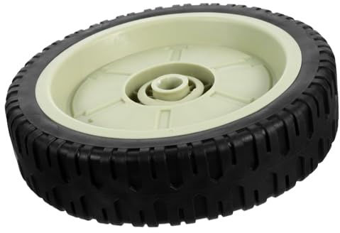 iplusmile Ruota per Tagliaerba in Gomma e Plastica, Resistente ai Danni, Ricambio Posteriore per Macchina Tagliaerba Hrj216/215/196, Accessorio Giardino Efficiente