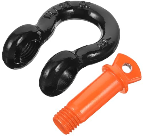MAGICLULU Heavy Duty u Type Tow Hook 2.0t Steel Car Tow Bar Universal Ring for Vehicle Towing and Front Trailer Recovery Random Color