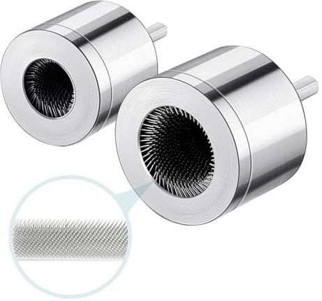 DOETYD 15mm & 22mm Plumbing Drill Brush Set – Carbon Steel Bristles, Heavy-Duty Pipe Cleaner for Rust, Corrosion & Debris Removal, Versatile for Copper Pipes, Electric Drill Attachment