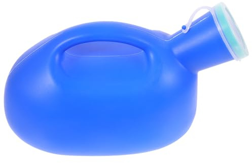VALICLUD Tragbares Urinal für Männer mit Großer Kapazität aus Kunststoff Wiederverwendbar Geeignet für Verschiedene Positionen für Ältere und Körperlich Eingeschränkte Personen