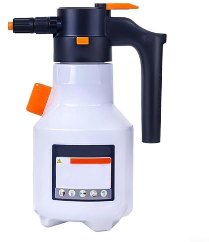 Vaporisateur électrique portatif de 2 L conçu pour fournir une action moussante efficace pour les voitures et les maisons (blanc)