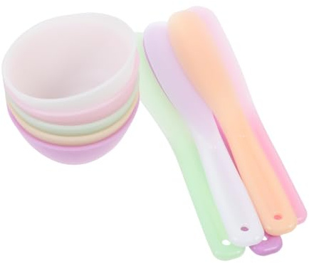 Beaupretty 20stücke Gesichtsmaskenmischschale Aus Silikon Diy Maskenschale Für Schönheitssalon Und Haushalt Leicht Zu Reinigen Und Wiederverwendbar