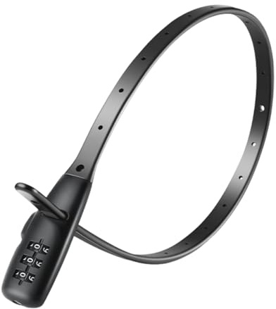 Zip Tie Lock Combination - Helmet Cycle Lock Cable with Combination,Adjustable Anti-Theft Security Accessories for Cabinet Refrigerator Skis Scooters Door Gate Skateboard