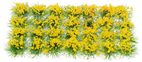 NOLITOY 1 boîte Miniature Herbe et Fleurs Décoratives pour Maquette Touffes Artificielles Colorées Réalistes pour Paysage de Jeu Modélisme Ferroviaire et Jardin Boîte DIY pour Décorations