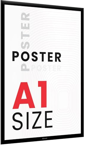ALLboards Plakatrahmen, Klapprahmen A1-Format, Schwarz