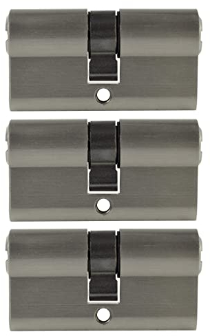 3x gleichschliessende Profilzylinder 60 mm 30x30 inkl. 15 Wendeschlüssel