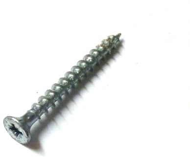 100 Stück MINI-Spanplattenschrauben (Senkkopf mit PZ-Kreuzschlitz) Stahl verzinkt 2,5mm für Modellbau oder zur Restauration (2,5 x 16 mm)