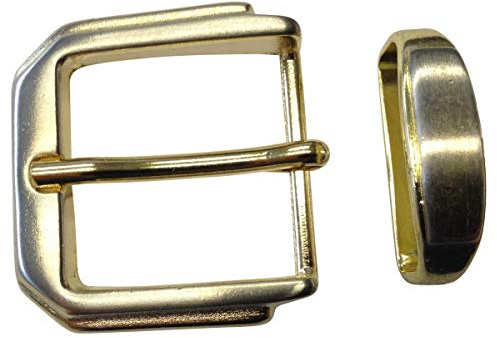 Brazil Lederwaren Gürtelschnalle 2,5 cm | Buckle Wechselschließe Gürtelschließe 25mm Massiv | Dorn-Schließe | Für Wechselgürtel bis 2.5cm