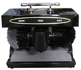 KUANDARMX Macchina Automatica Asincrona, Macchina per Lustrascarpe, per Uso Domestico, Lucidatrice Automatica per Scarpe, Macchina per Lustrascarpe Sassofrasso