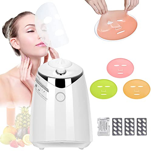 NWIASS Macchina per maschere facciali, professionale fai da te, macchina automatica per la creazione di maschere per il viso alle verdure, collagene naturale, crema per il viso alla frutta, bellezza