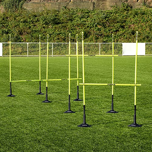 FORZA Verstellbares Hürden | 1,2m oder 1,5m | Sportgeräte | Fußball Training |Hürden für Fussball | Agility Hürden | Trainingsset für Erwachsene und Kinder