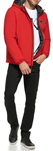 Calvin Klein mens OUTERWEAR Jacket,True Red,XX-Large
