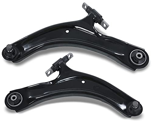 BESTPRICE 2x bras de suspension avant inférieur gauche droit avec joint porteur Compatible avec NISSAN QASHQAI/QASHQAI +2 I (J10, NJ10, JJ10E), X-TRAIL II (T31), RENAULT KOLEOS I (HY_)