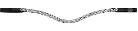 Passier geschwungener Stirnriemen mit XL Premium Crystals