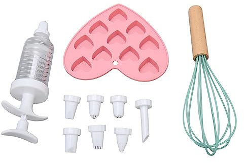 Cake Baking Supplies, Cake Piping Tips Hand Cream Syringe Multifunctional for Making Cakes Biscuits Candy