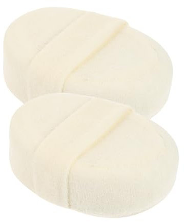 DOITOOL 2pcs Natural Loofah Bath Ball Soft Exfoliating Sponge for Shower Body Brush