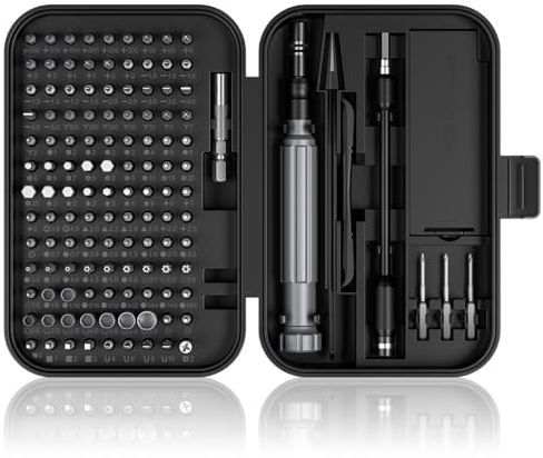 Feinmechaniker werkzeug set,SOONAN 150 In 1 Mini Schraubenzieher Set,feinwerkzeug set for Wartungsfanatiker,torx schraubendreher Set für iPhone Laptop Spielzeug Uhren Kamera Brillen.