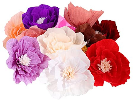 KITANDOVE Papierblumen-Dekorationen 11 Wandkunst Und Heimdekoration
