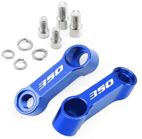 Spiegel Verlängerung Adapter Für HON&DA ADV350 ADV 350 2022-2024 Motorradspiegel-Verlängerungshalterung(Blau)