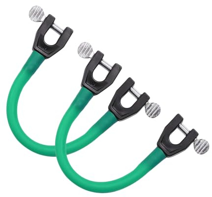 2PCS Ski Tip Connector Trainer Ski Clips for Kids EOHMAK Snowboard Connector Ski Clips Connectors for Beginners Skiing Training and Speed Control Ski Tip Wedge Aid Skiing Equipment (Green)