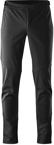Gonso Adventure Pants Softshell M, Lange Herren Fahrradhose, Softshell | G-Shell für optimale Wärmeisolierung, Wasserabweisend und winddicht, Etwas weitere Passform, Perfekt für den Winter