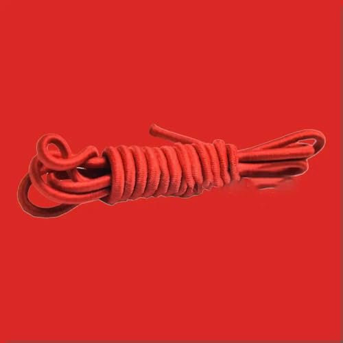 Cuerda elástica fina de 10 metros, banda de goma, cordón elástico, hilo de cuerda, cordón para prendas, bricolaje, joyería, suministros para manualidades, 1 mm, rojo, 1 mm, 10 met