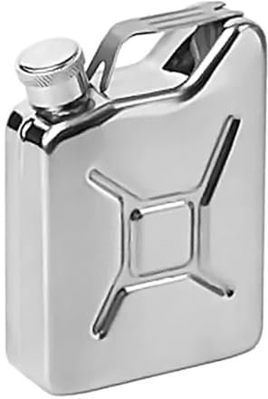 Flasque de 141,7 g avec entonnoir portable pour whisky, vin et whisky en acier inoxydable, cadeau personnalisé pour homme