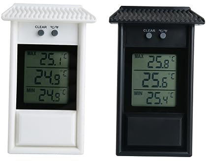 ibasenice Termometro Esterno Per Misuratore Temperatura Batteria Indicatore Temperatura Range Da