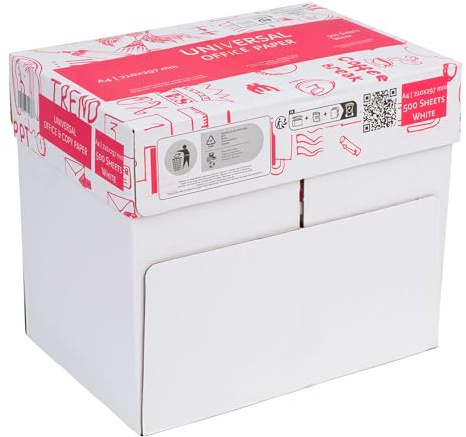 Druckerpapier A4 Kopierpapier - 5 x 500 Blatt - DIN A4-2.500 Blatt