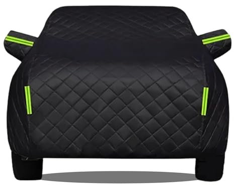 Gaoxianglin Hail Protector Car Cover Truck for 𝖩aguar XK(XK8)(1996-2014), Padded Car Covers Heavy Duty Waterproof Truck SUV/Sedan Protector with Reflective Strips, All Weather(Black)