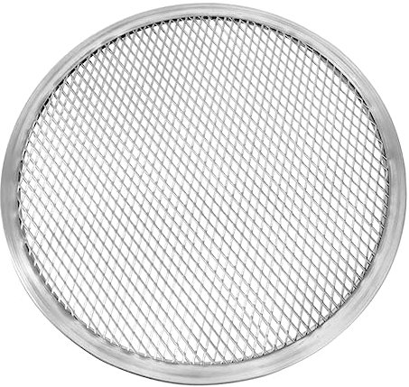 SEWACC Plaque Ronde en Aluminium 14 Pouces Accessoire de Cuisson Multifonction Résistante à L'Usure pour Pâtisseries Gâteaux et Légumes