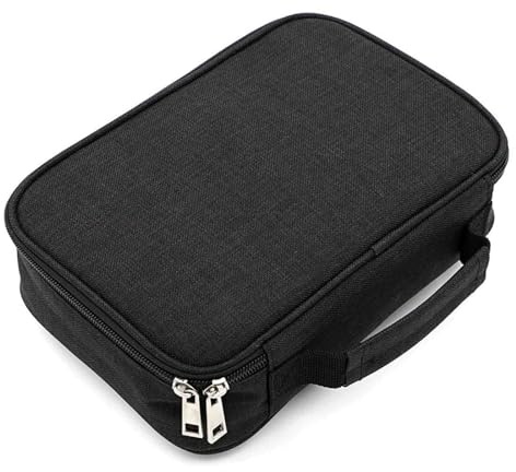 Trousse à Crayons de Grande Capacité, Rangement pour crayons,72 Slots Sac de Papeterie Organisateur avec 3 Compartiments,Trousse à Crayons Portable Étui à Crayons pour Bureau Papeterie Porte-Crayons