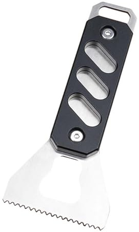 YUPEIUKLI Stainless Steel Wood Glues Spreader With Ergonomic Aluminum Handle Glues Applicator For Precise Adhesive Application