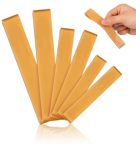 FELTECHELECTR 6 Pezzi Set 6 Elastici Giganti in Gomma Spessa per Stampi in Ceramica e Gesso, Cinture Elastiche Fisse Resistenti per Fissaggio Modelli Artigianali e Fai da Te