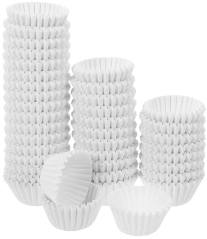 IDEANATEGRATE 1000 Pezzi Pirottini di Carta Usa e Getta per Muffin e Dolcetti Versatili per Matrimoni e Produzione di Caramelle Dimensioni 2,5x2cm