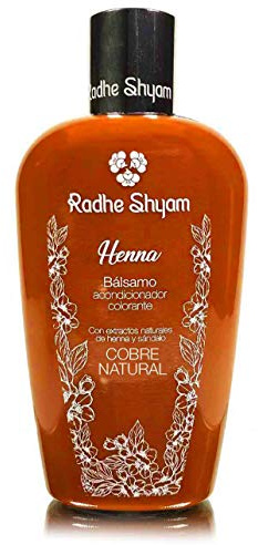 Radhe Shyam Bálsamo Henna Color Cobre Natural 1 Unidad 300 ml