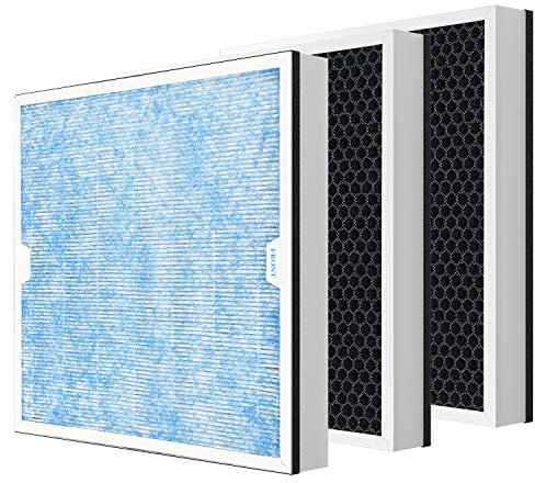 ALORAIR HEPA/Activated Carbon Filter Replacement Set for CleanShield HEPA 550 Air Scrubber (Pack of 3)
