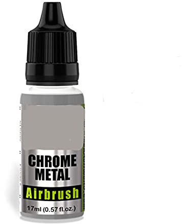 Green Stuff World 2455 Chrome Air Paint for Model Kit Airbrushing 17ml