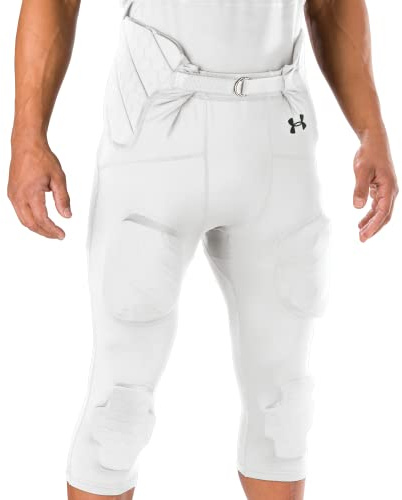 Under Armour Gameday Integrated Football Pants Adult, Adult Football Pants with Pads White