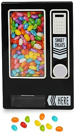 YOBRO Süßigkeitenautomat, süßer Wending Machine für den Schreibtisch, manuelle Süßigkeitenmaschine, Geburtstags- und für Mädchen, Freunde (Dark)