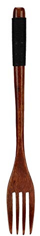 Forchetta in legno, riutilizzabile EcoFri endly Pratico Utensili da tavola in legno Forchetta di legno, giapponese Sty le Posate per cucinare Mescolare Mangiare