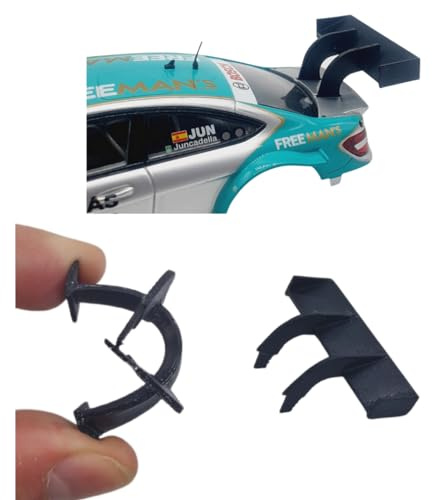 Blackslot Flexibler Spoiler – Carrera zubehör für 132 AMG Mercedes C-Coupe DTM, Carrera Bahn Tuning ersatzteil kleinteil für slotcars