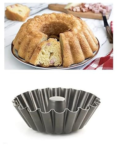 mille idee Stampo Babà cm.28x9 Ruoto Margherita Teglia Ciambella Antiaderente per Dolci o Rustici