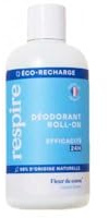 RESPIRE Recharge déodorant roll on fleur de coton 150ml - Le tube de 150ml